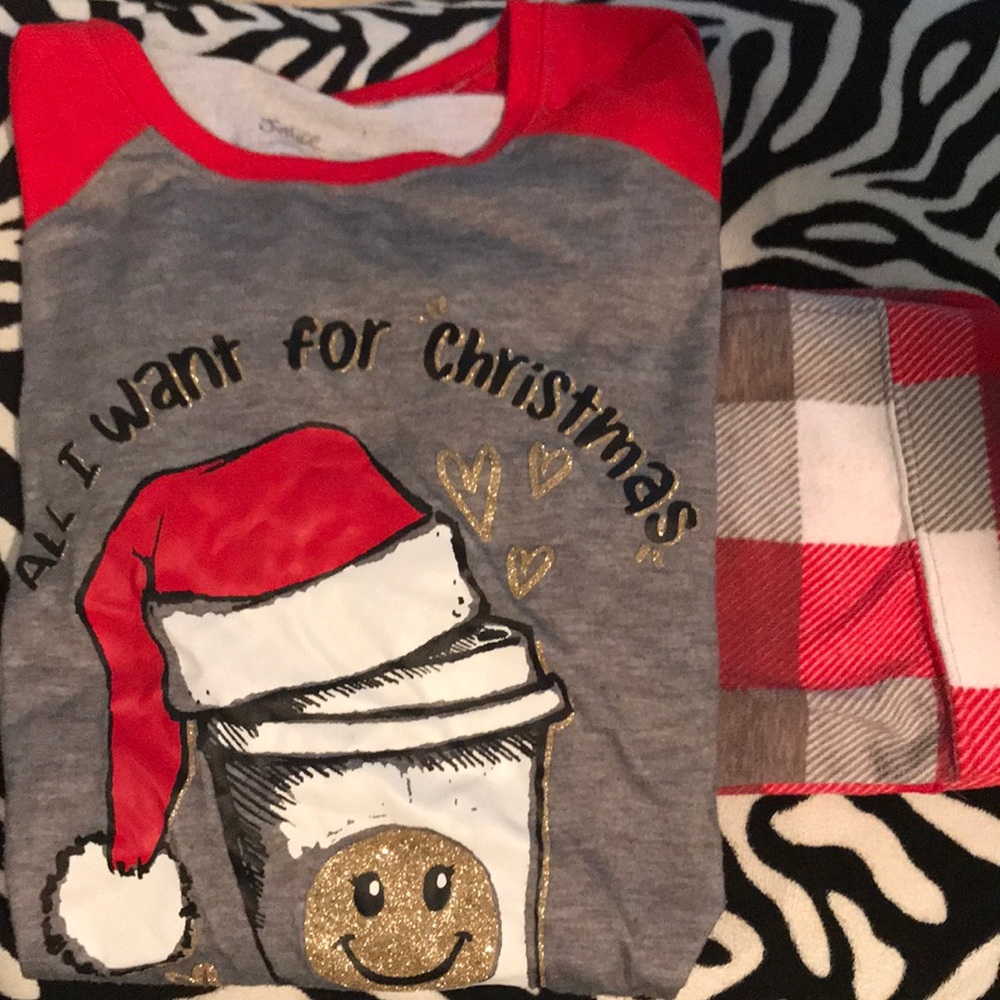 Justice girls pajama set size 16/18
